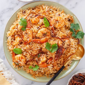 Biryani crevettes